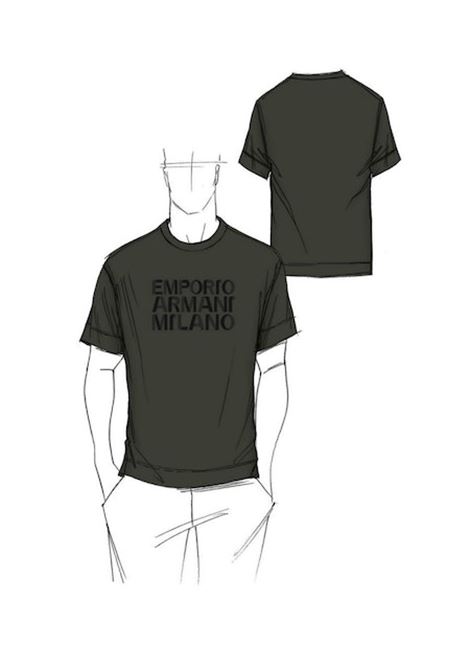 T-shirt in jersey Pima Emporio Armani Milano EMPORIO ARMANI | T-shirt | 6L1TS9 1JPZZ0558